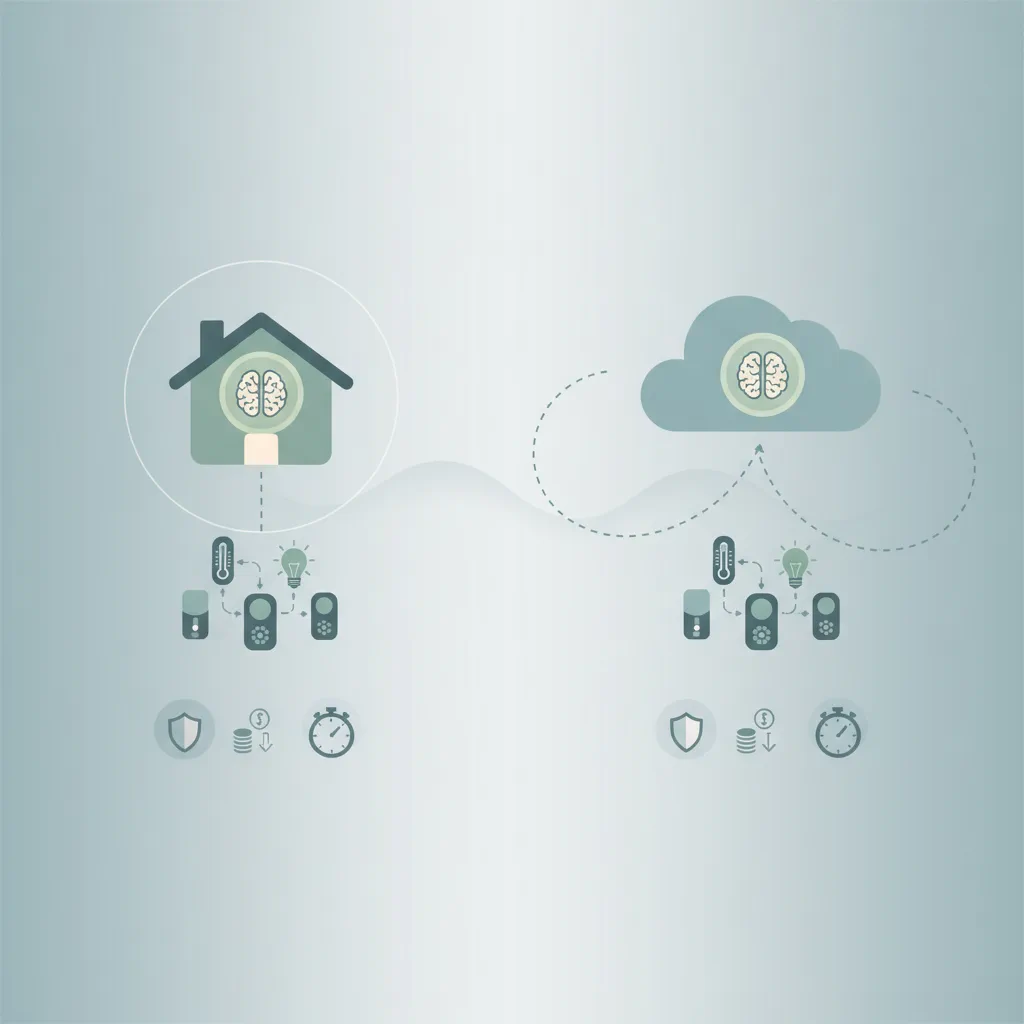 Local AI vs cloud AI for home automation: privacy, cost, and speed